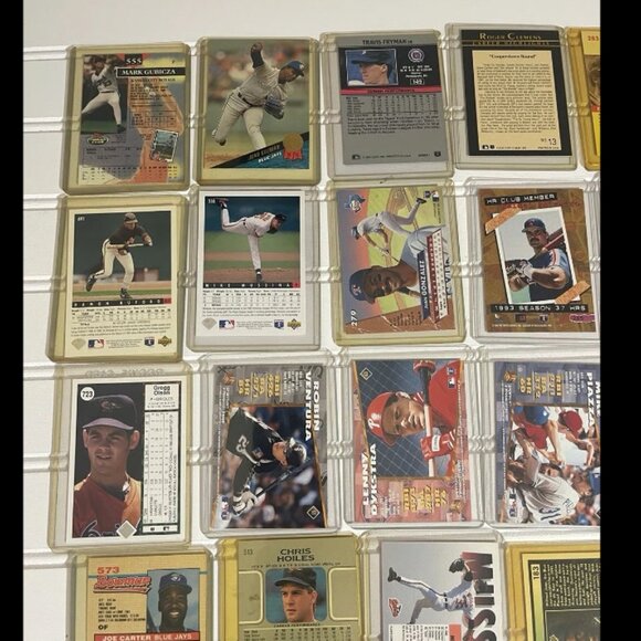 Lot of 30 baseball cards Thomas, Clemens, Fryman, Piazza, McGriff, Palmeiro, - Picture 7 of 12